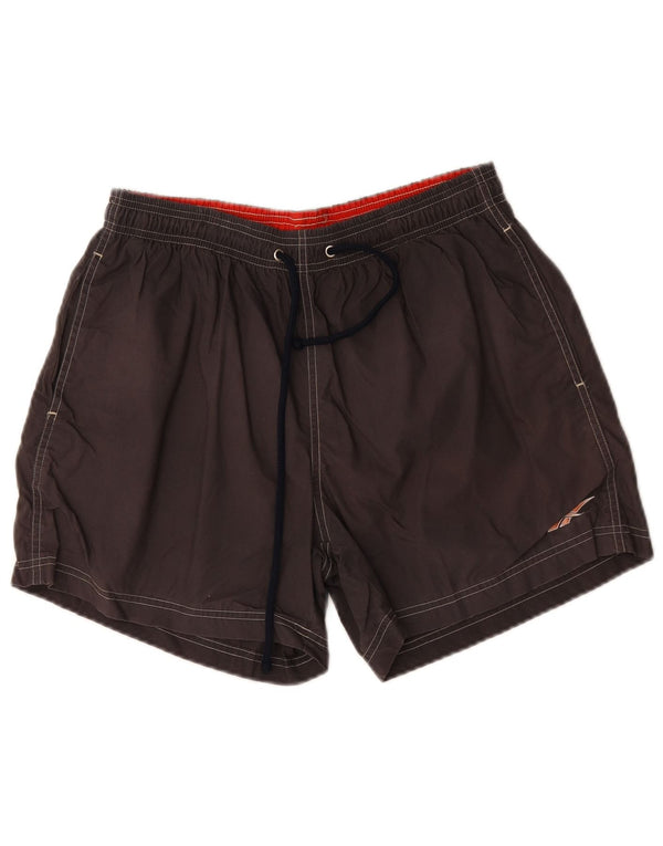 Reebok Mens Swimming Shorts Medium  Grey Cotton