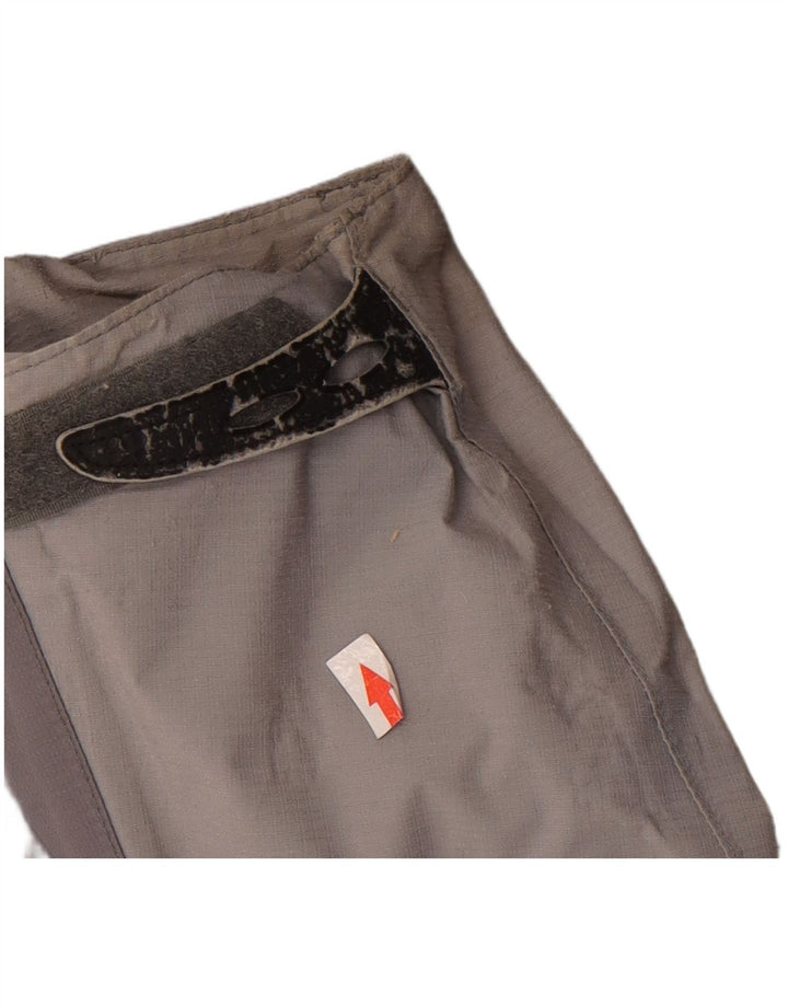 Jack Wolfskin Mens Rain Jacket UK 40/42 Large Grey Colourblock Polyamide