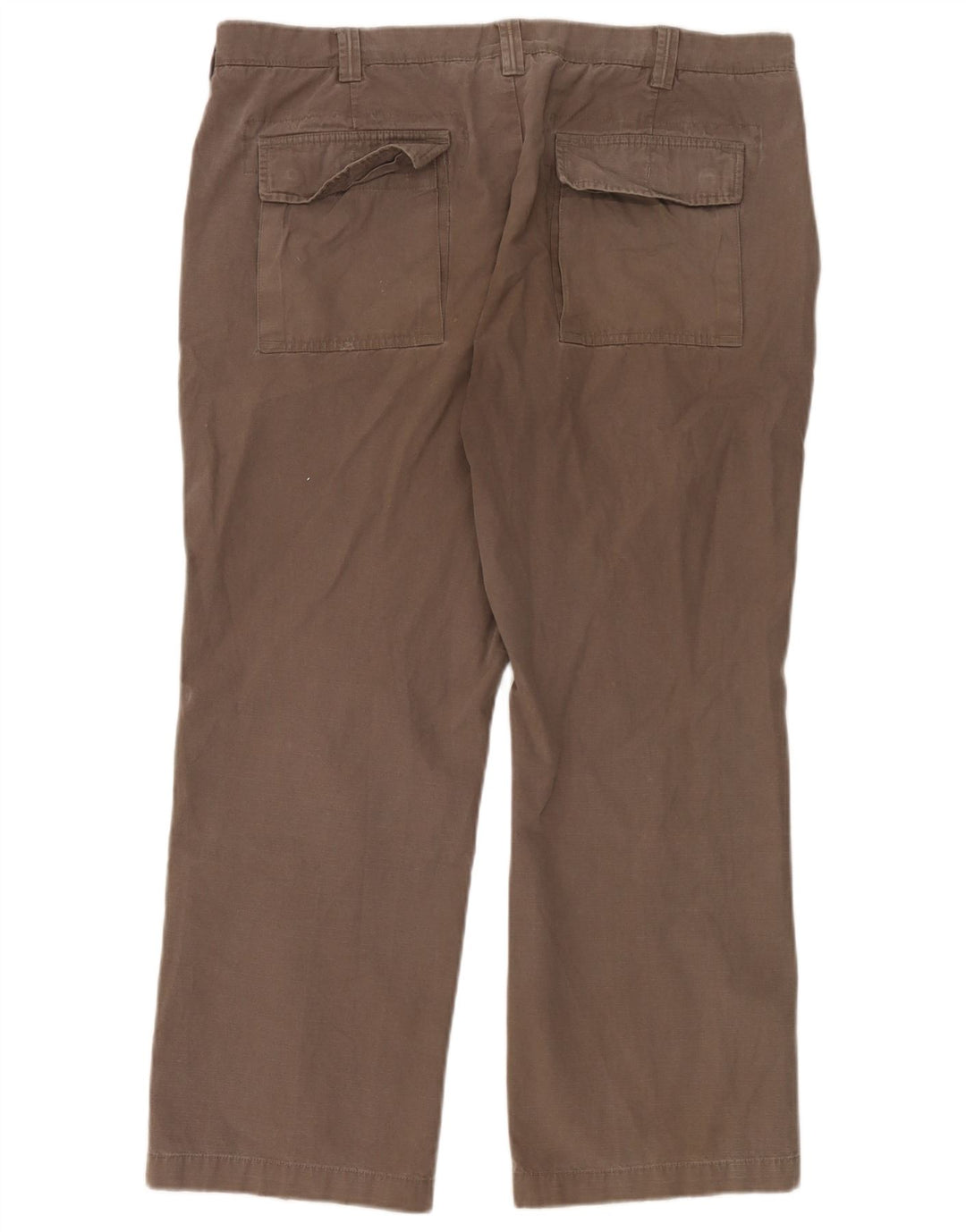 Marks & Spencer Mens Blue Harbour Straight Chino Trousers W40 L27 Grey