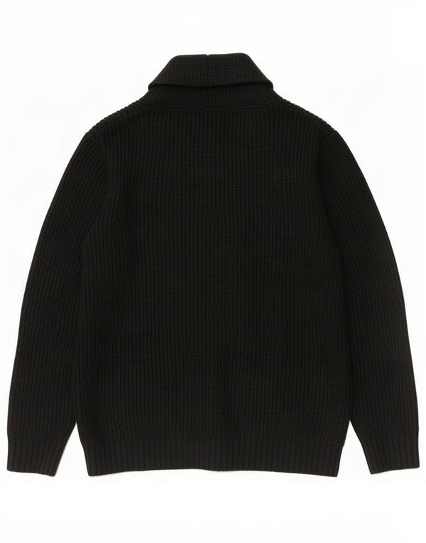 Marks & Spencer Mens Autograph Cardigan Sweater XL Black Acrylic