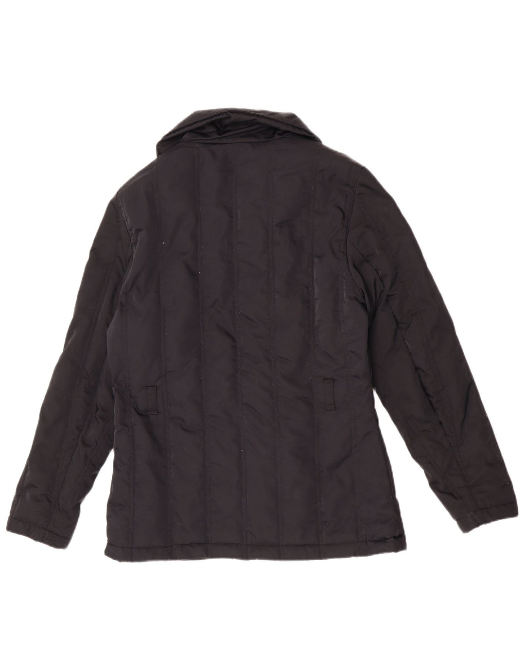 Tommy Hilfiger Womens Padded Jacket UK 16 Large Black Nylon