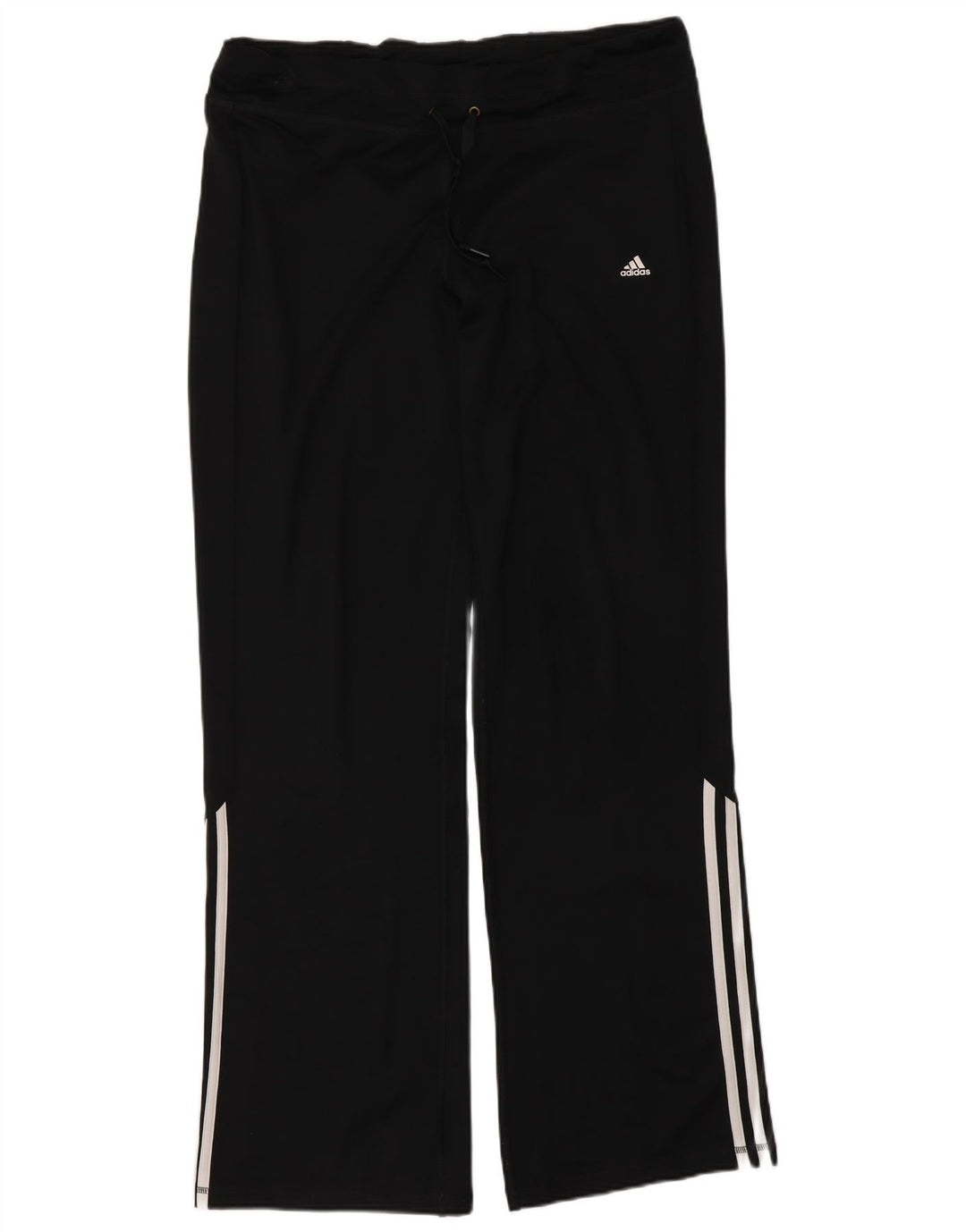 Adidas Womens Climalite Tracksuit Trousers UK 16/18 Large Black Polyester