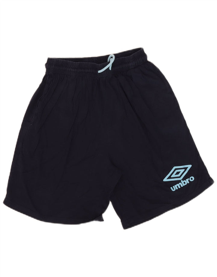Umbro Mens Sport Shorts Medium Navy Blue Cotton