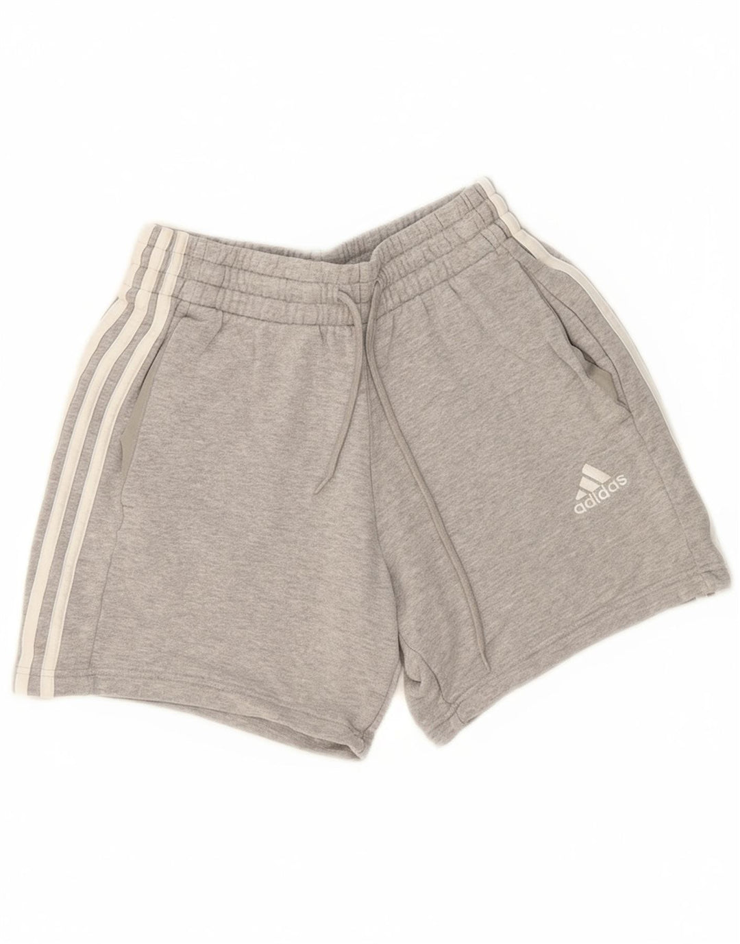 ADIDAS Mens Sport Shorts Small  Grey Cotton