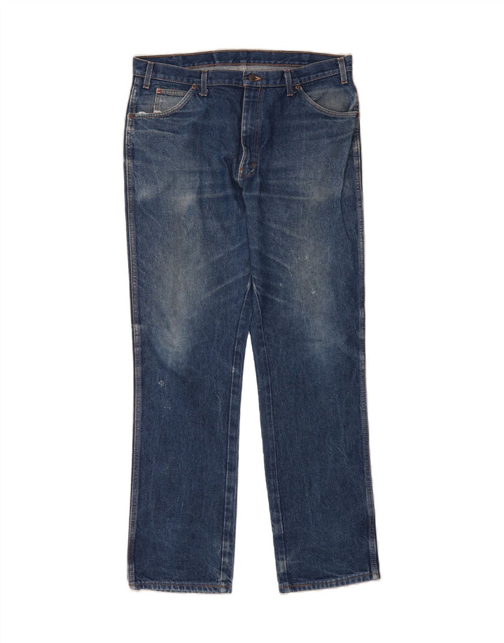 DICKIES Mens Straight Jeans W38 L34 Blue Cotton Vintage Dickies and Second-Hand Dickies from Messina Hembry 