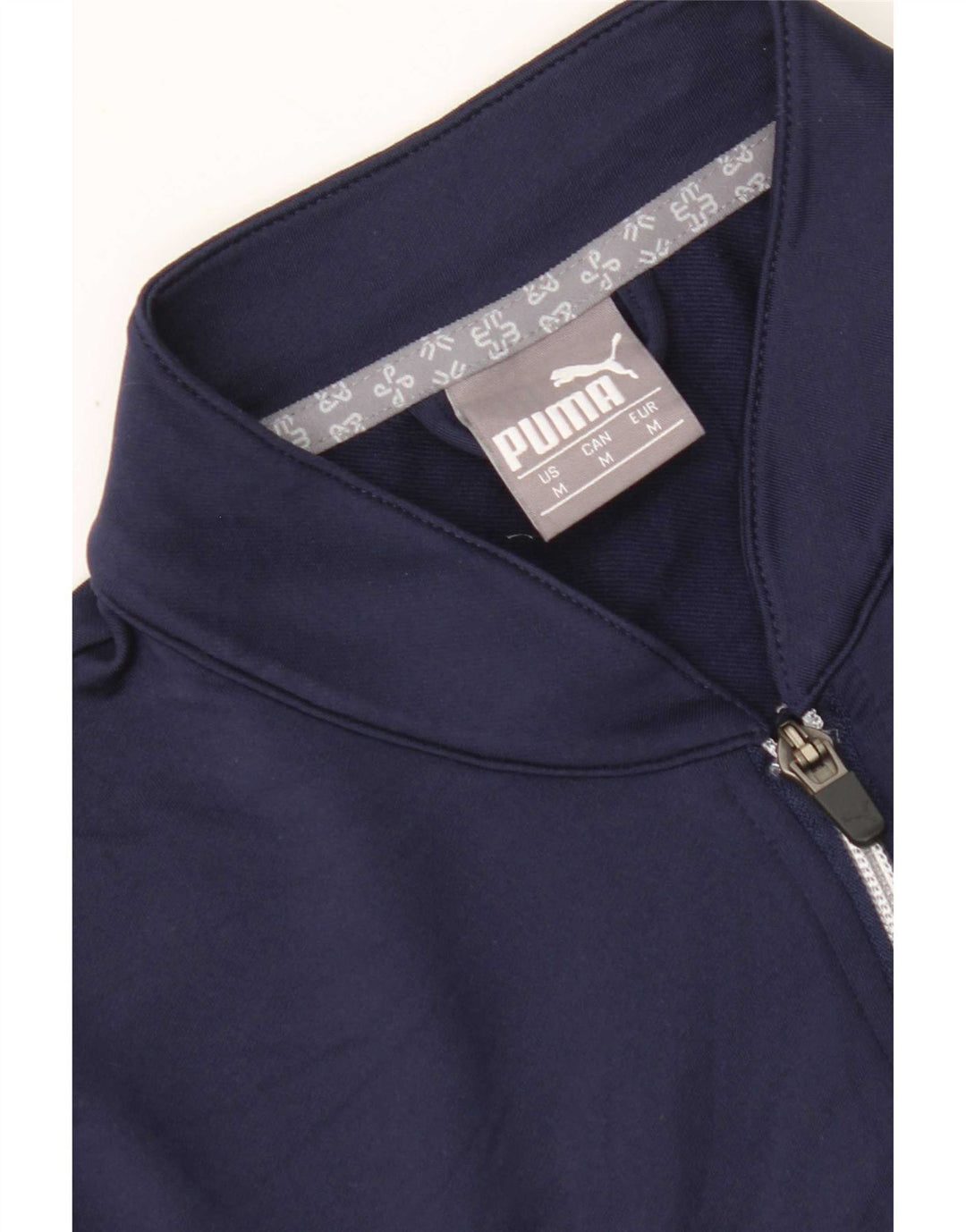 Puma Womens Tracksuit Top Jacket UK 12 Medium Navy Blue