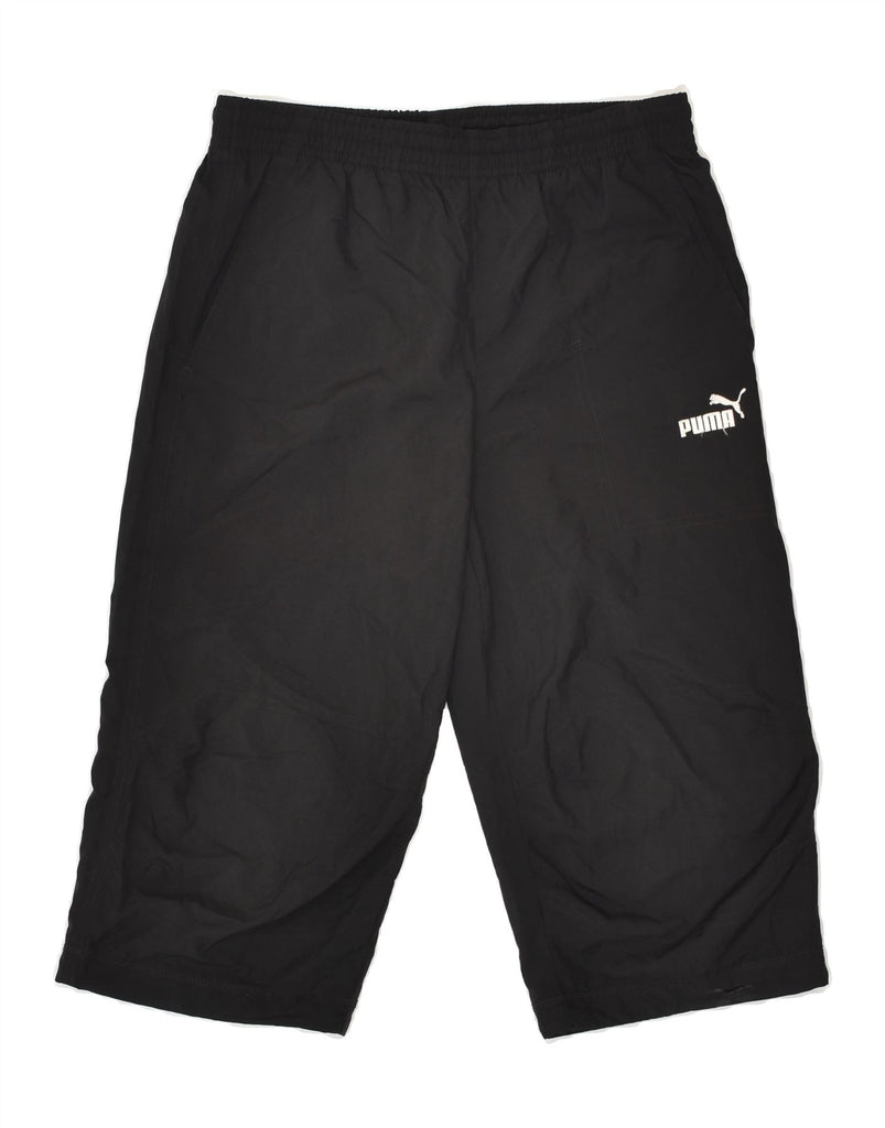 PUMA Boys Sport Shorts 11-12 Years Black | Vintage Puma | Thrift | Second-Hand Puma | Used Clothing | Messina Hembry 