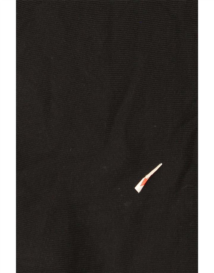 Zara Womens A-Line Skirt Small W26 Black Viscose
