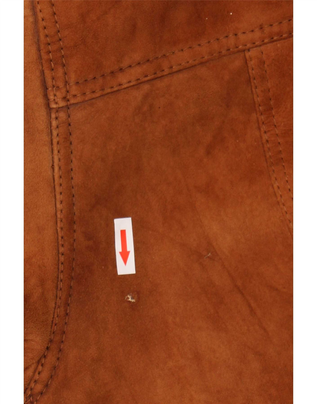 Vintage Mens Shearling Jacket IT 46 Small Brown
