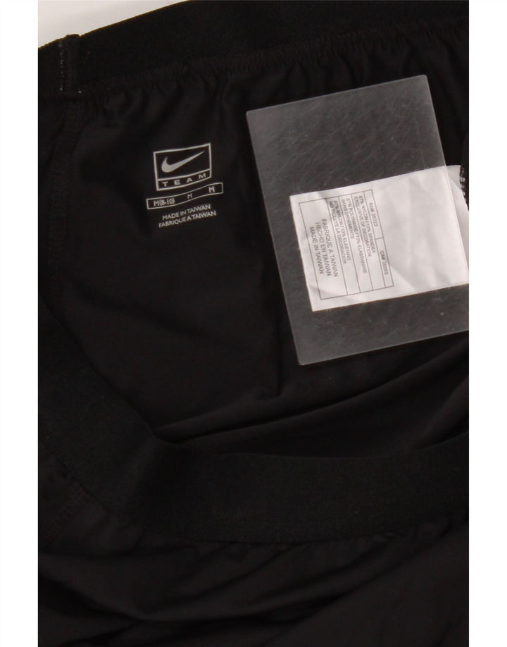 NIKE Womens Tracksuit Trousers US 8/10 Medium  Black Nylon