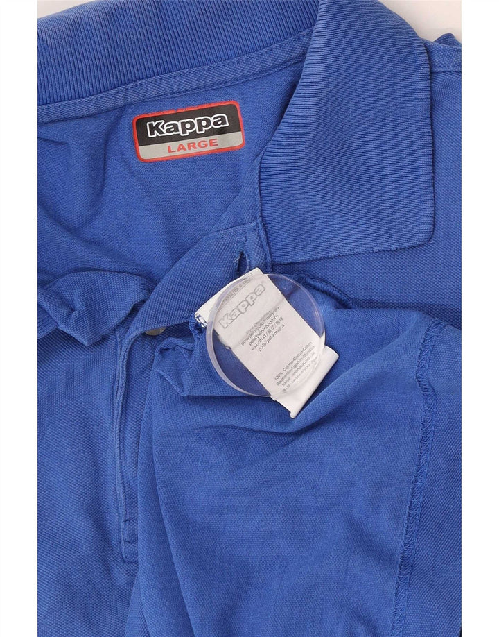 Kappa Mens Polo Shirt Large Blue