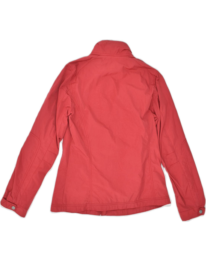 NAPAPIJRI Womens Bomber Jacket UK 14 Large Red Polyester | Vintage | Thrift | Second-Hand | Used Clothing | Messina Hembry 