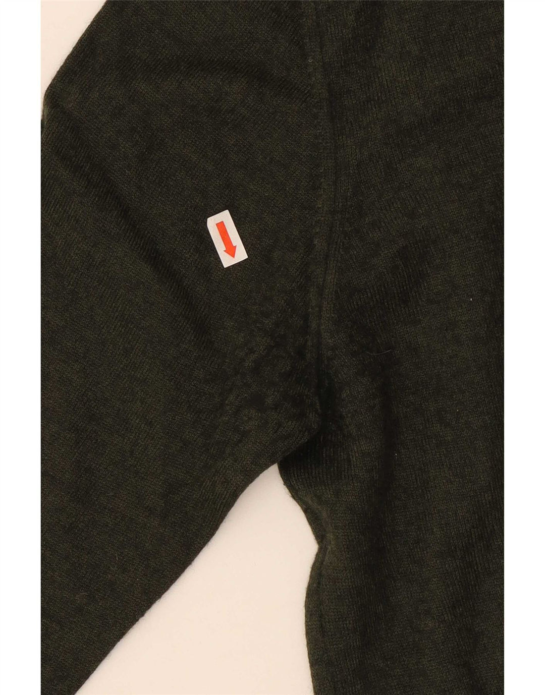 Marks & Spencer Mens Regular Fit Polo Jumper Sweater Medium Green