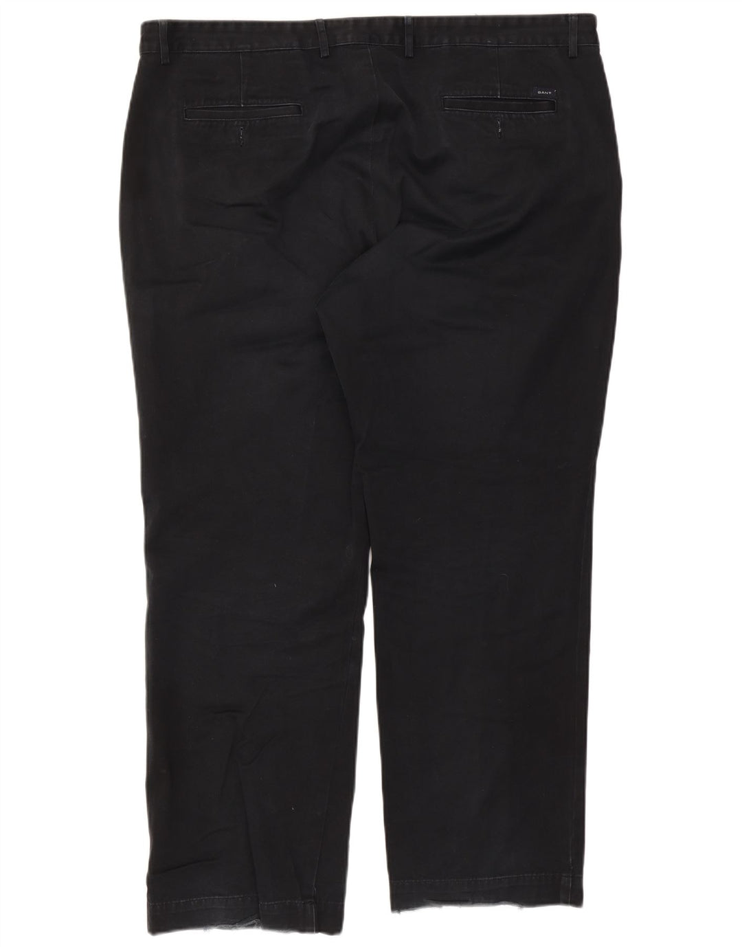 Gant Mens Straight Chino Trousers W44 L32 Black