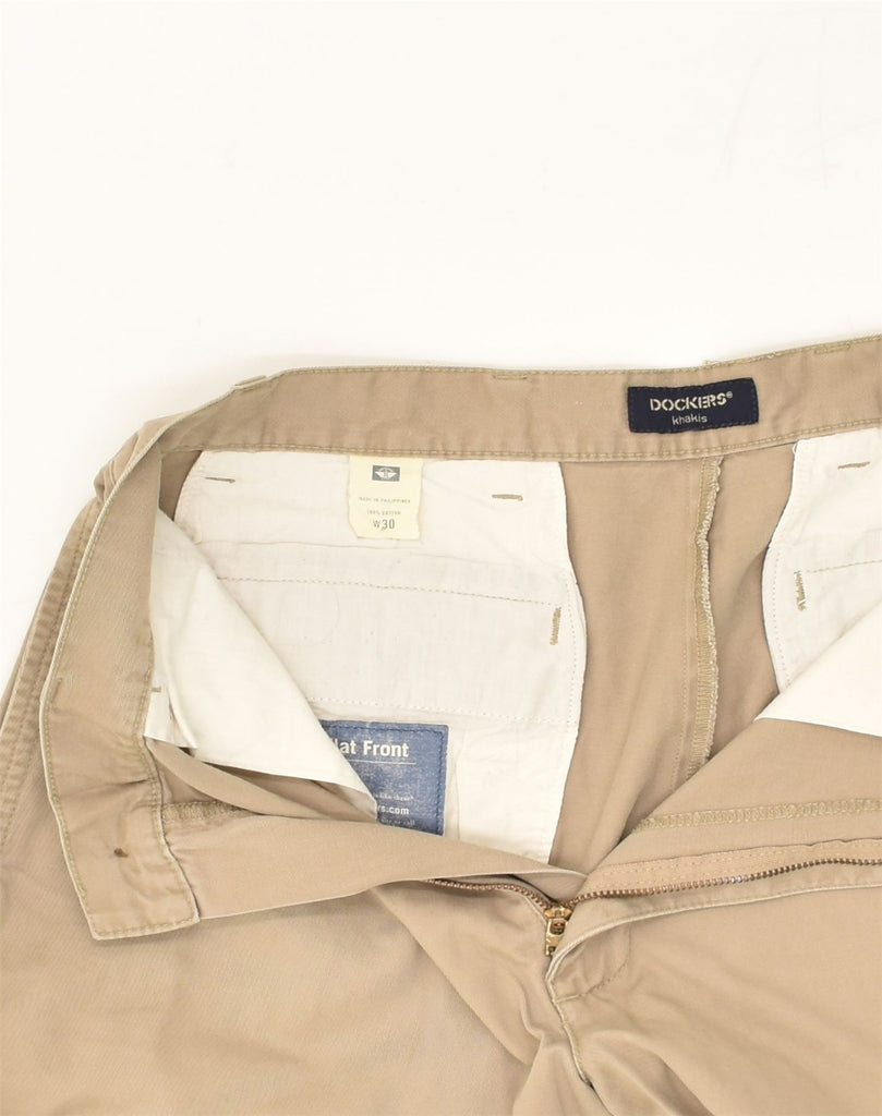 DOCKERS Mens Chino Shorts W30 Medium Beige Cotton | Vintage Dockers | Thrift | Second-Hand Dockers | Used Clothing | Messina Hembry 