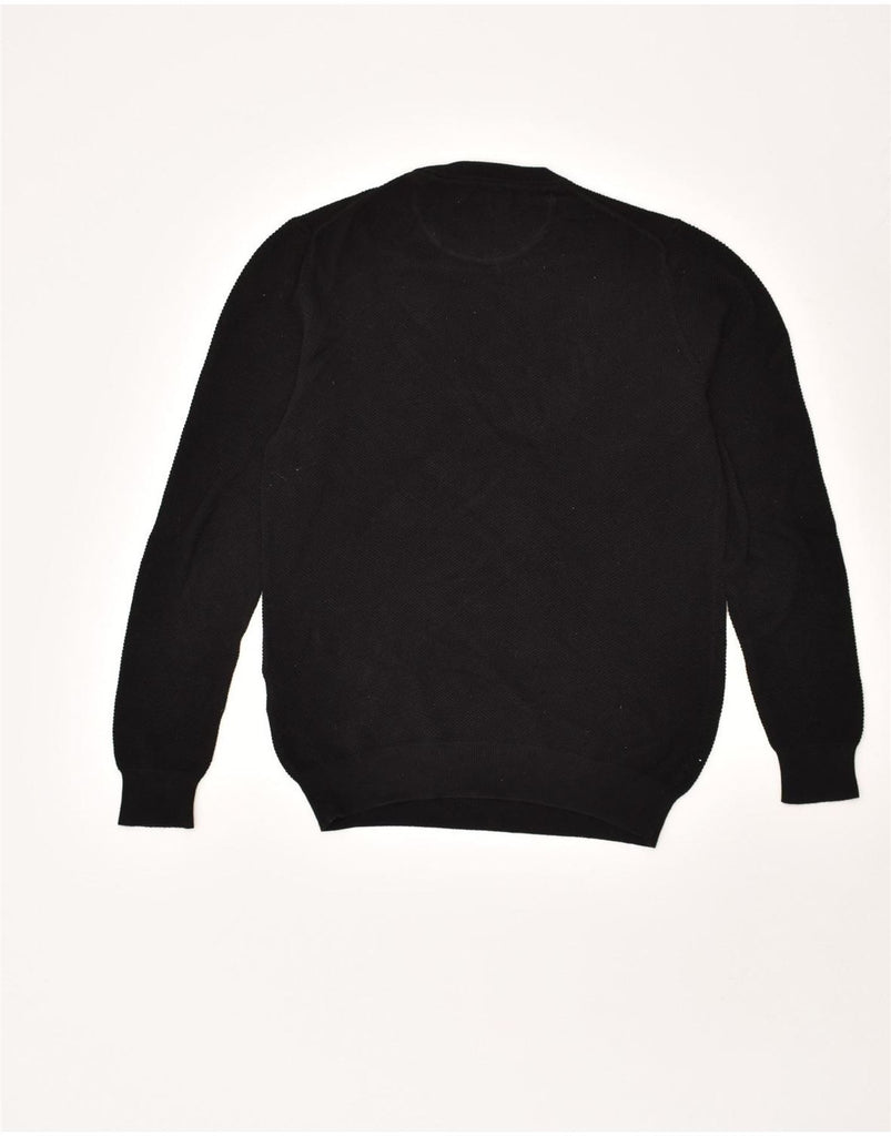 GANT Mens Crew Neck Jumper Sweater Medium Black | Vintage Gant | Thrift | Second-Hand Gant | Used Clothing | Messina Hembry 