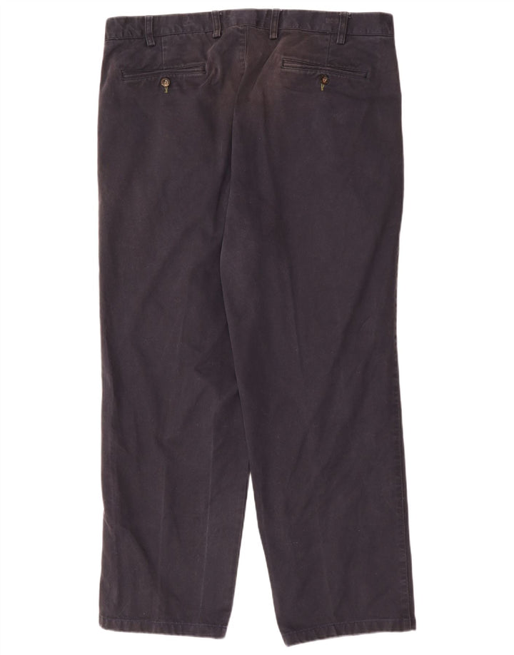 ORVIS Mens Pegged Chino Trousers W38 L29 Navy Blue Cotton