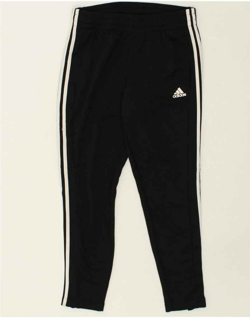 ADIDAS Womens Tracksuit Trousers UK 12/14 Medium Black Polyester Vintage Adidas and Second-Hand Adidas from Messina Hembry 