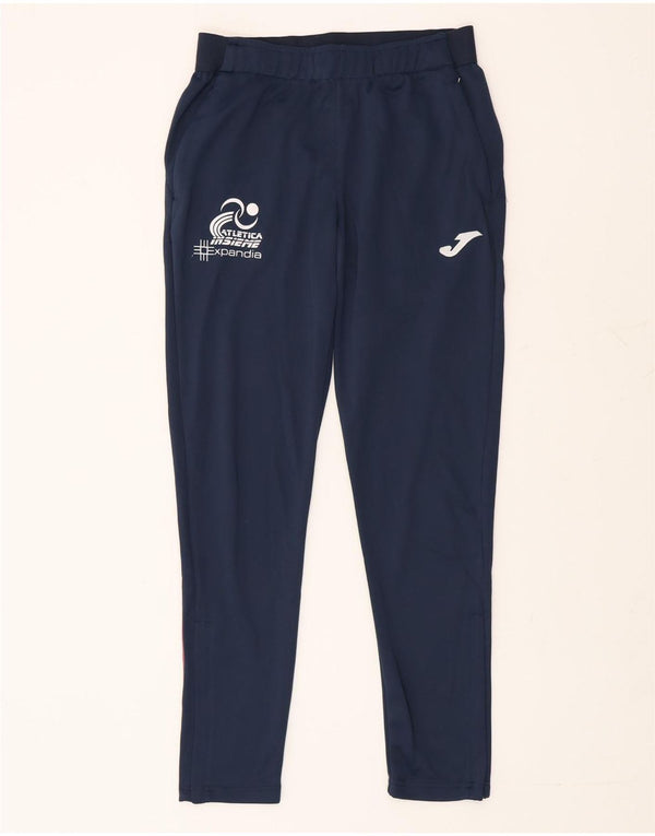 Joma Mens Graphic Tracksuit Trousers Small  Navy Blue Polyester