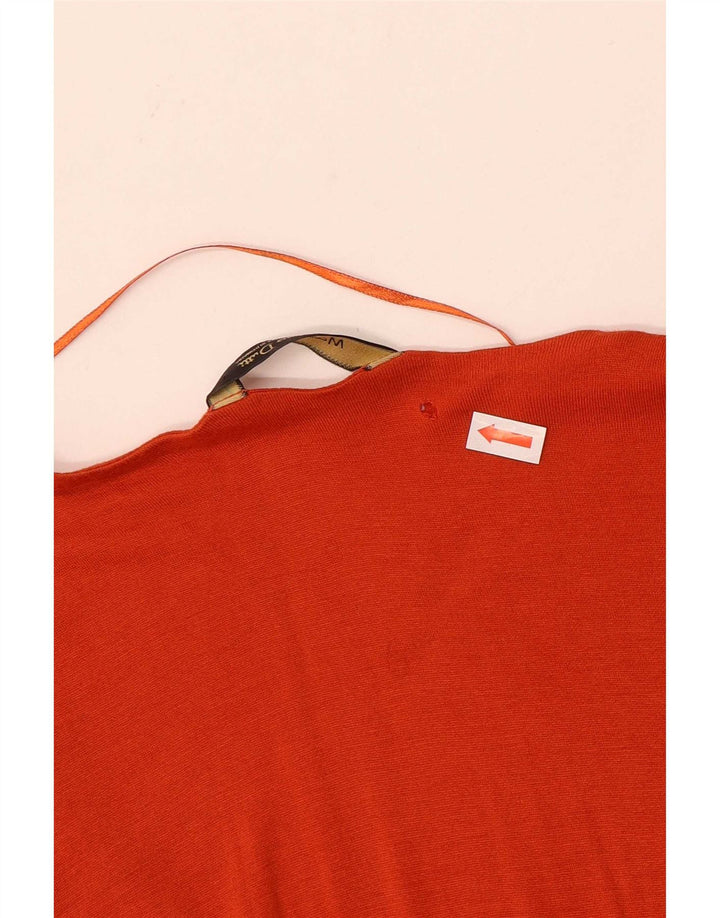 Massimo Dutti Womens Basic Dress UK 10 Small Orange