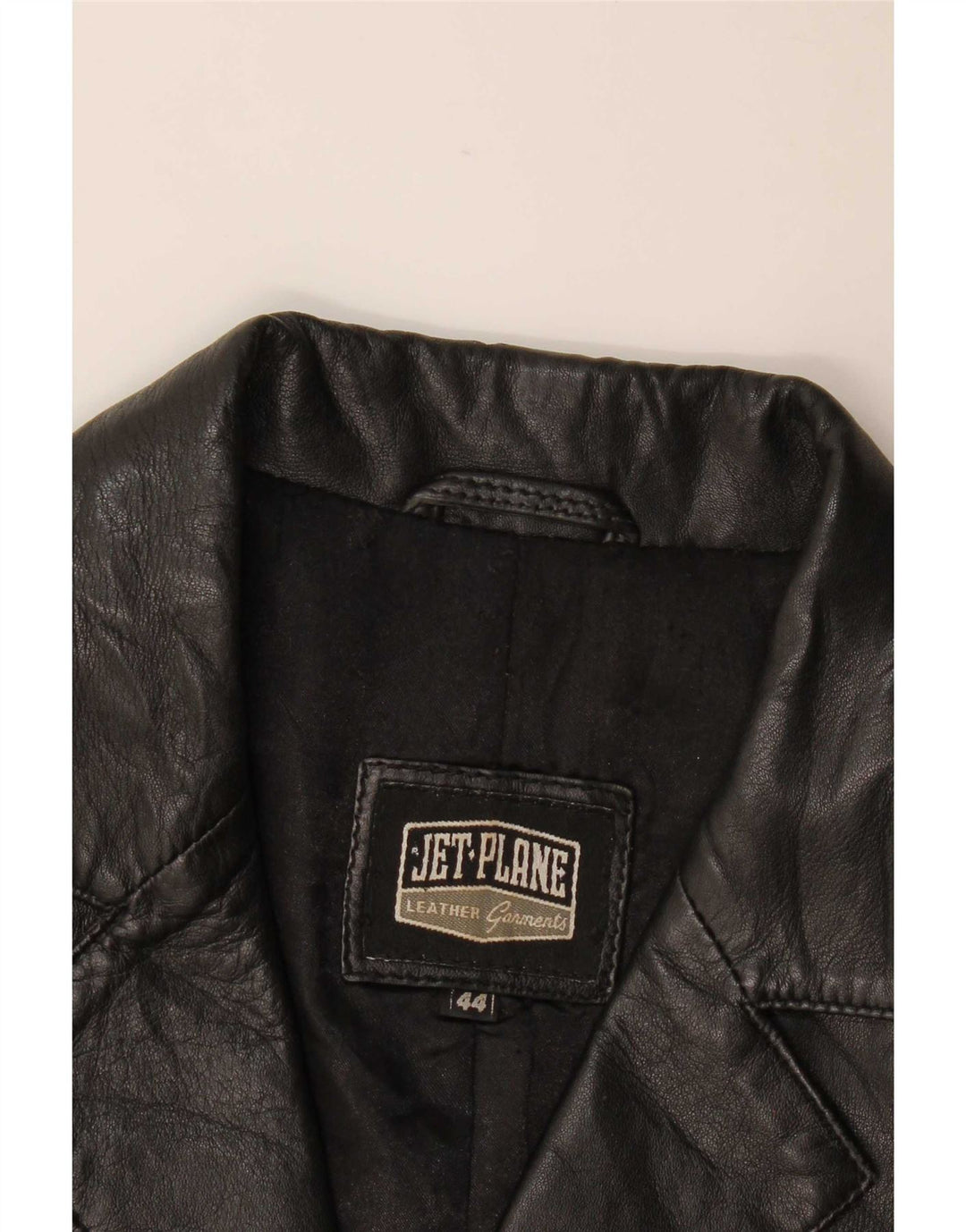 Jet Plane Womens Leather Jacket IT 44 Medium Black
