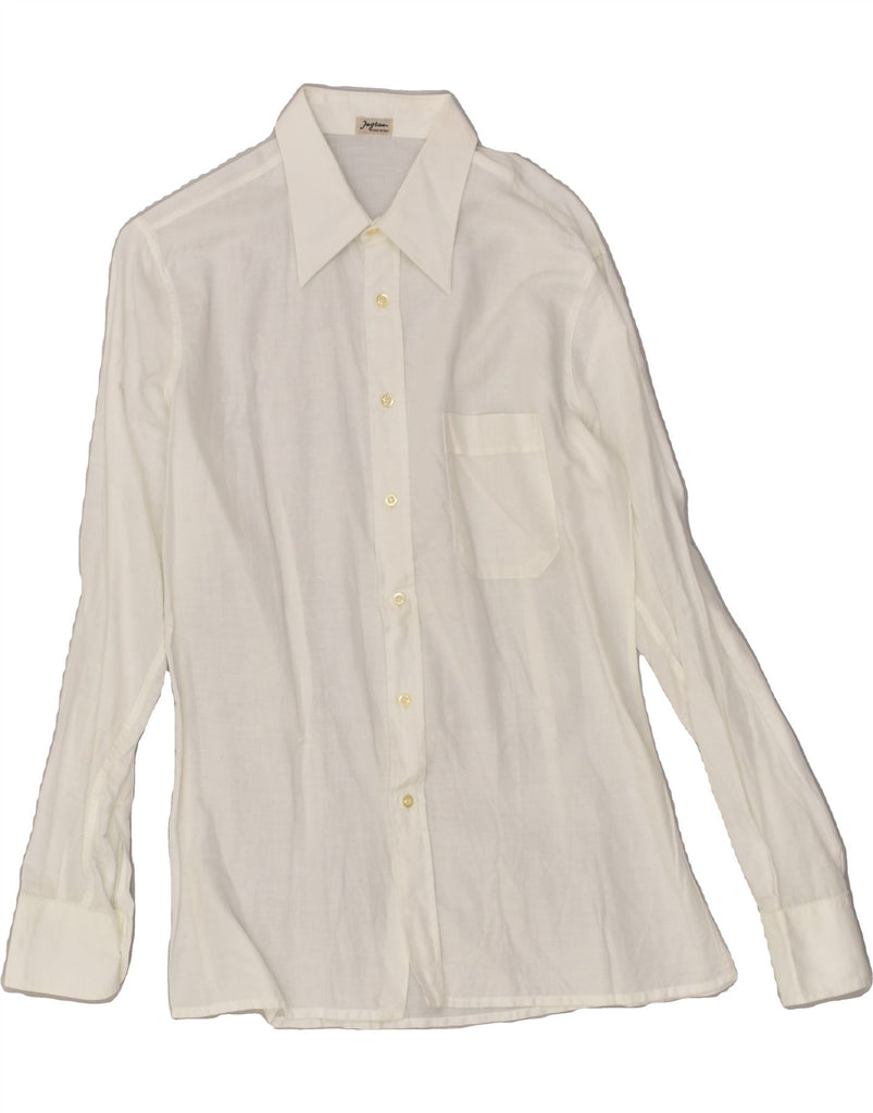 INGRAM Mens Shirt Size 15 3/4 40 Medium White | Vintage Ingram | Thrift | Second-Hand Ingram | Used Clothing | Messina Hembry 