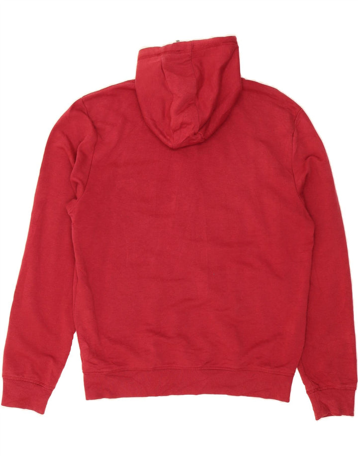 PENGUIN Womens Zip Hoodie Sweater UK 18 XL Red Cotton Vintage Penguin and Second-Hand Penguin from Messina Hembry 