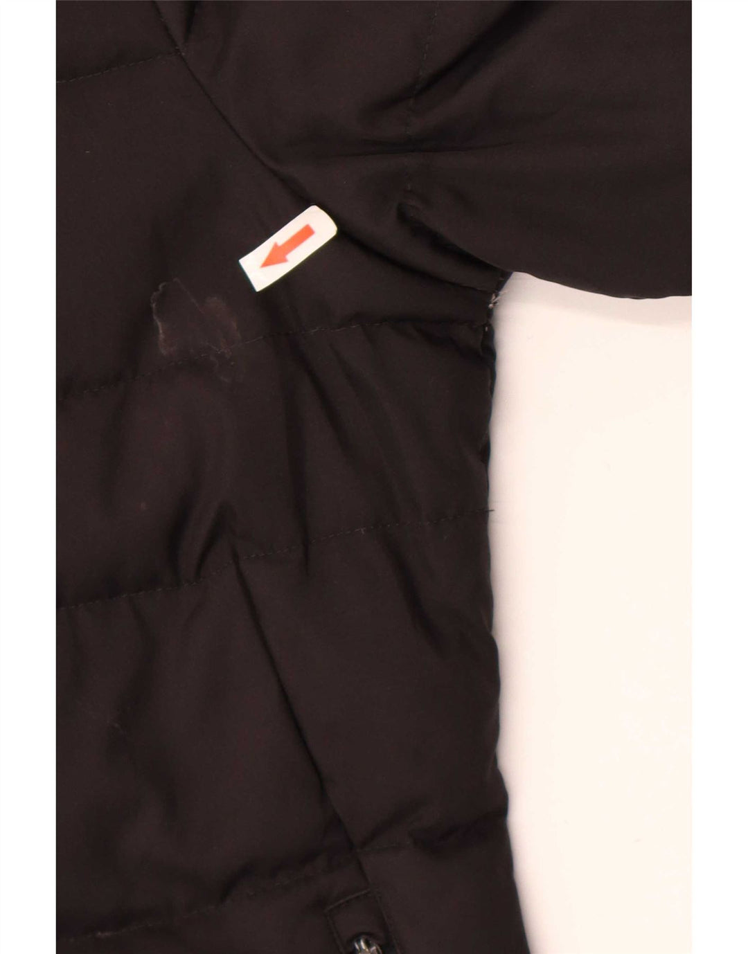 Puma Womens Hooded Padded Jacket UK 8 Small Black Polyester
