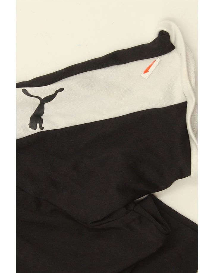 PUMA Boys T-Shirt Top 11-12 Years Black Colourblock