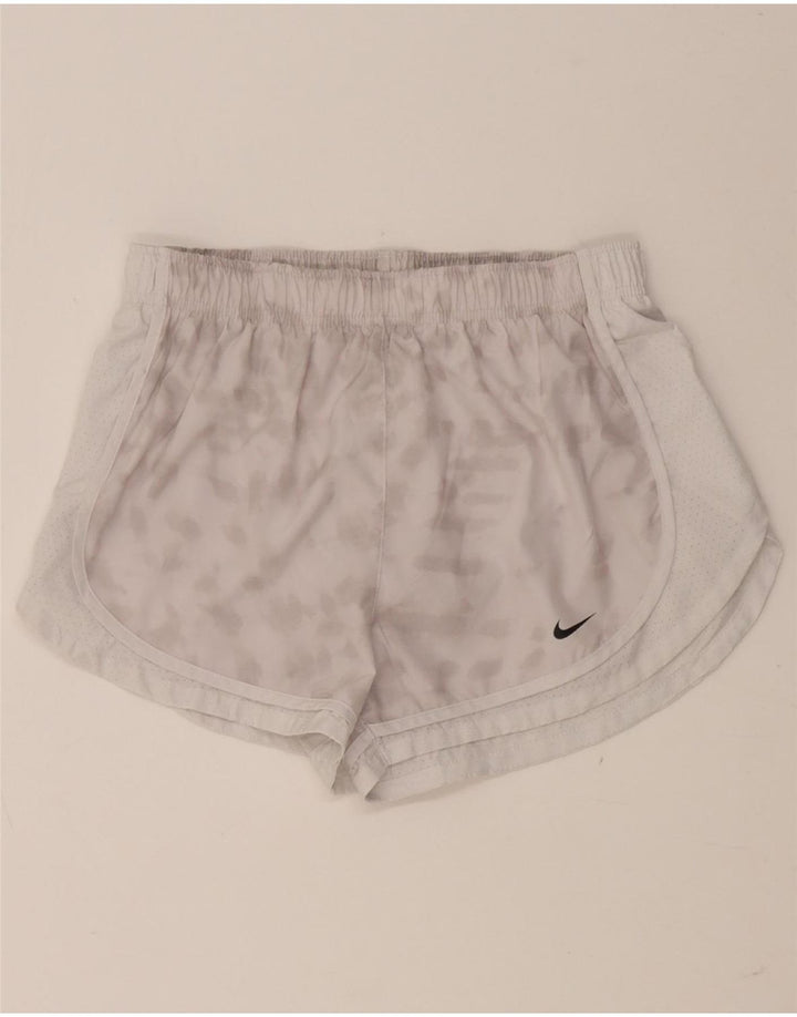 NIKE Womens Sport Shorts UK 12 Medium  Off White Polyester Vintage Nike and Second-Hand Nike from Messina Hembry 