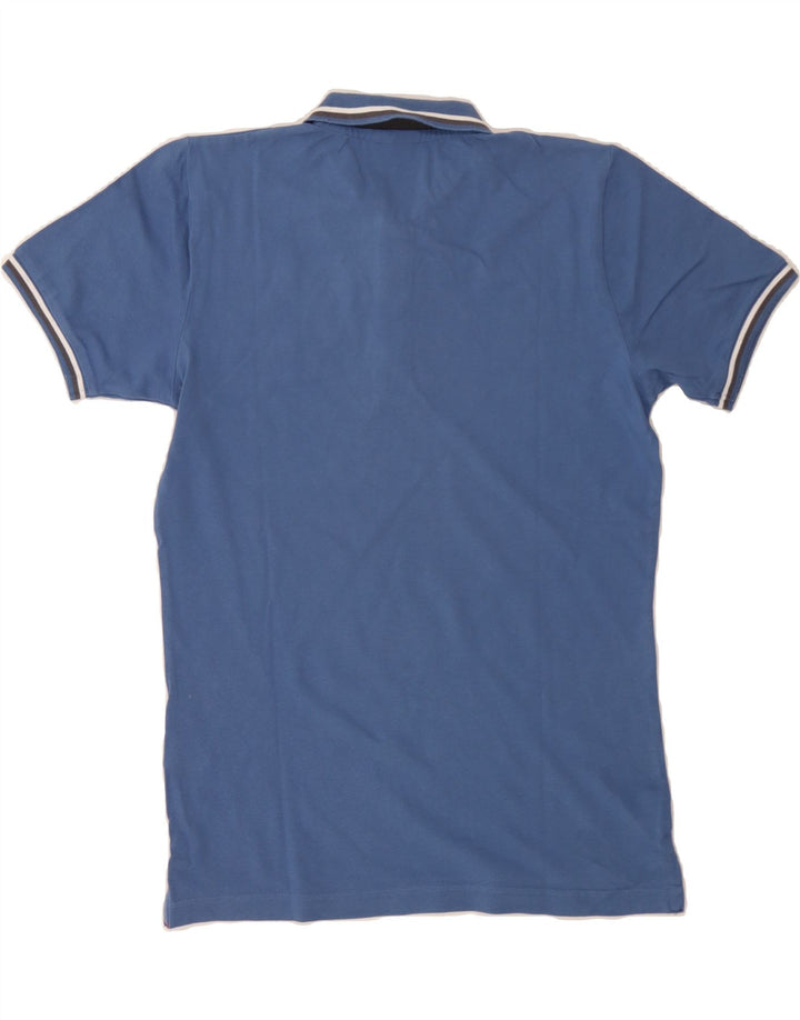 FILA Mens Polo Shirt Small Blue Cotton Vintage Fila and Second-Hand Fila from Messina Hembry 