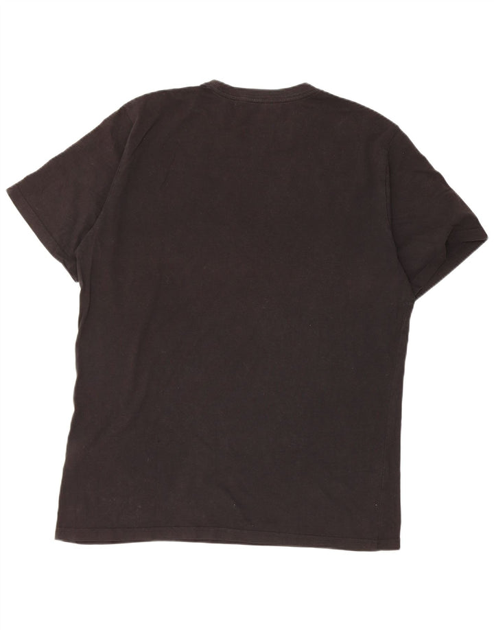 Carhartt Mens Graphic T-Shirt Top Large Black Cotton