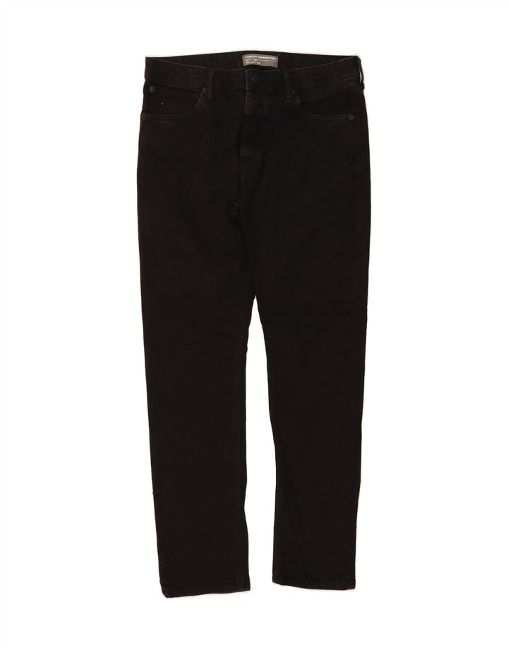 FRENCH CONNECTION Mens Slim Jeans W34 L31 Black Cotton Vintage French Connection and Second-Hand French Connection from Messina Hembry 