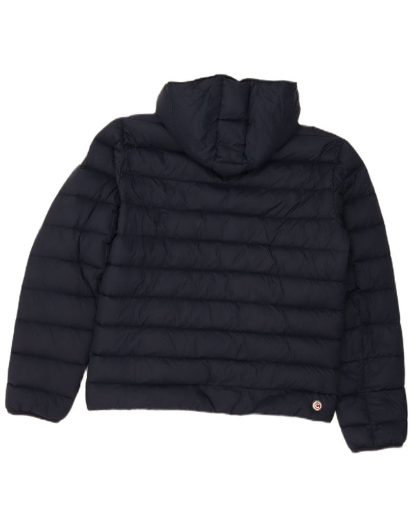 Colmar Mens Hooded Padded Jacket IT 48 Medium Navy Blue