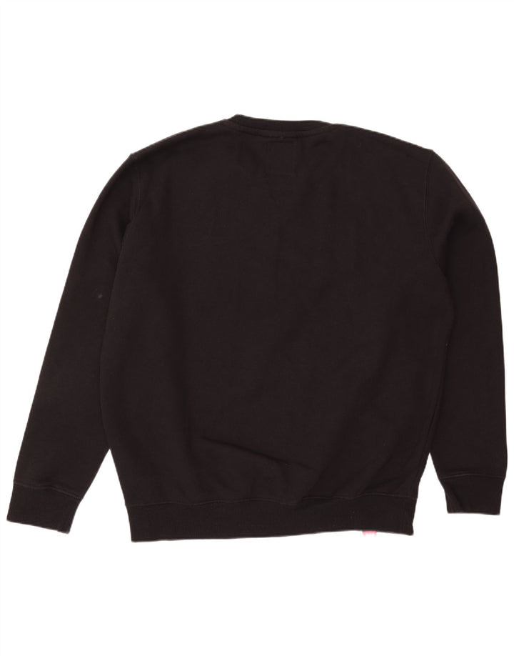 Alpha Industries Mens Sweatshirt Jumper 2XL Black Cotton