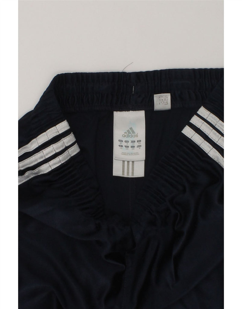 ADIDAS Boys Sport Shorts 11-12 Years Navy Blue Polyester | Vintage Adidas | Thrift | Second-Hand Adidas | Used Clothing | Messina Hembry 