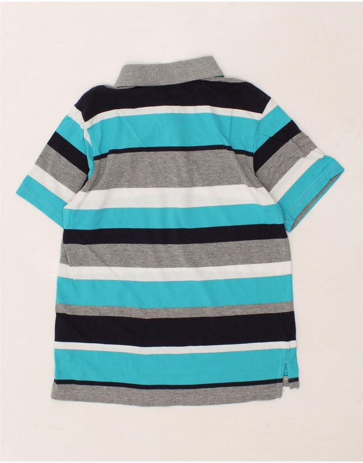 PUMA Boys Polo Shirt 11-12 Years Large Multicoloured Striped Cotton Vintage Puma and Second-Hand Puma from Messina Hembry 