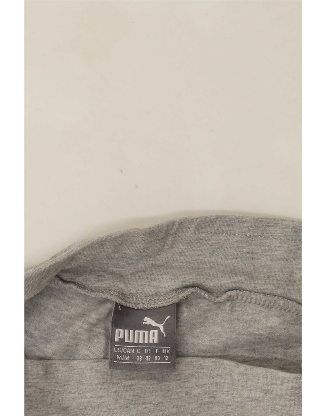 Puma Womens Graphic Leggings UK 12 Medium Grey