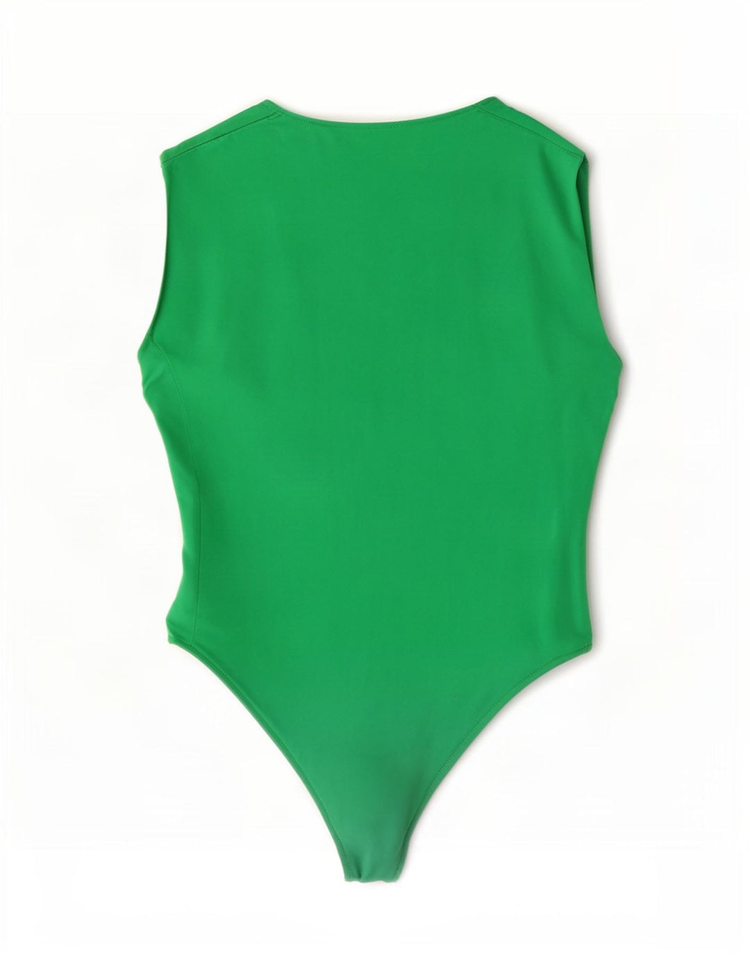 Zara Womens Bodysuit UK 12 Medium Green