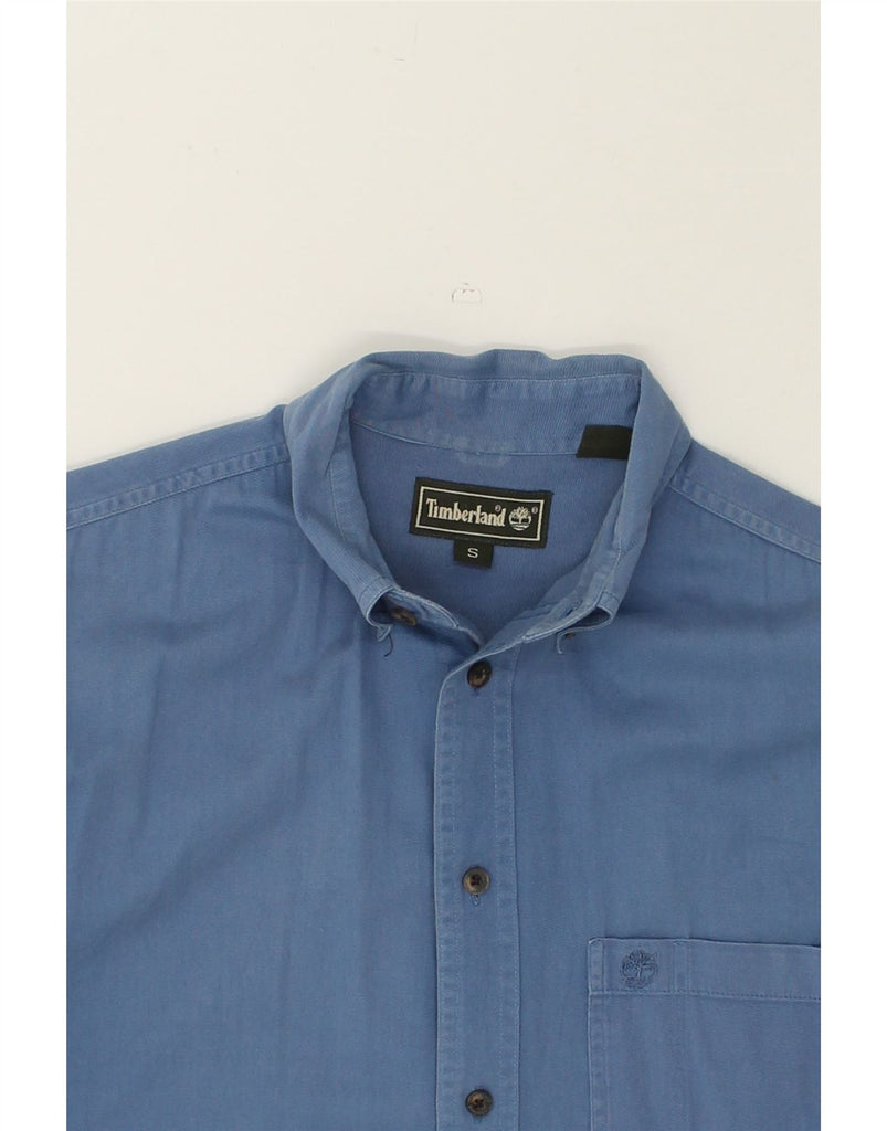 TIMBERLAND Mens Shirt Small Blue Cotton | Vintage Timberland | Thrift | Second-Hand Timberland | Used Clothing | Messina Hembry 