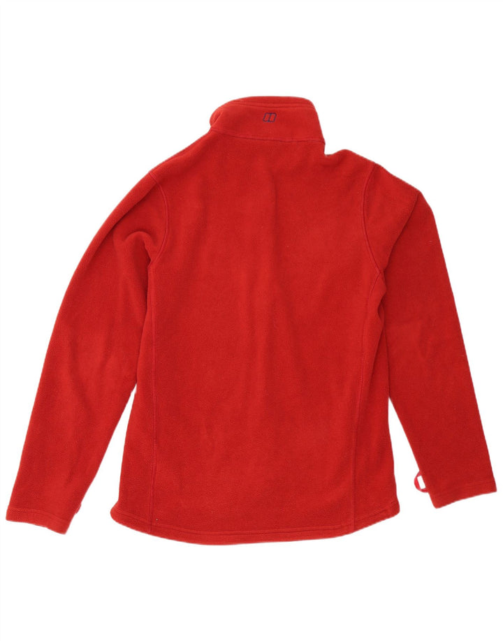 Berghaus Mens Fleece Jacket UK 38 Medium Red Polyester