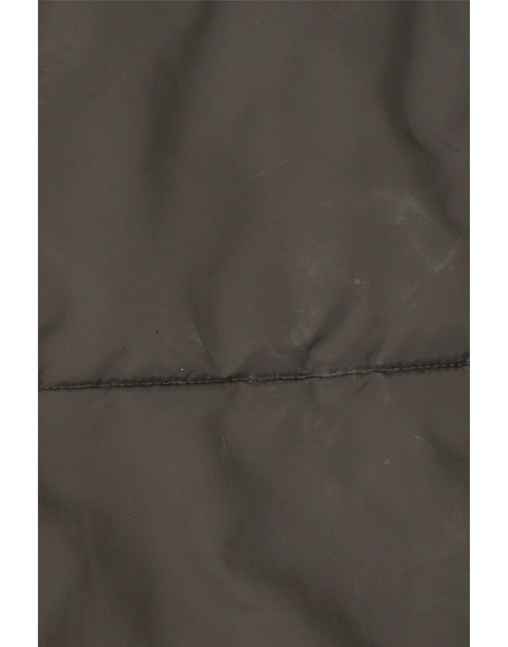 G-STAR Womens Hooded Padded Coat UK 10 Small Green Colourblock Polyester