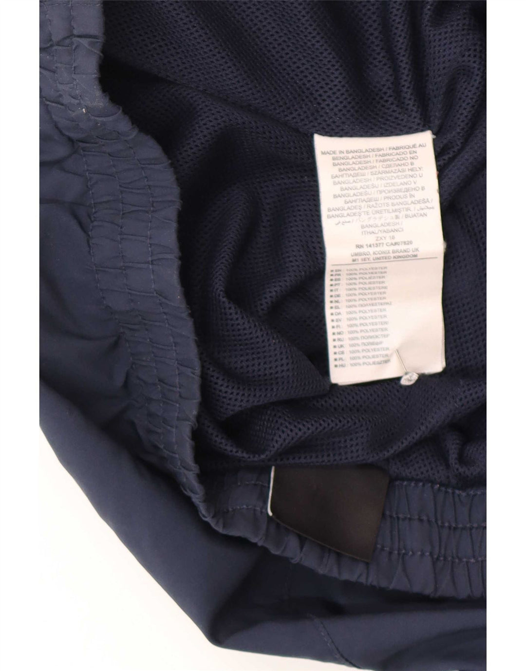 Umbro Mens Tracksuit Trousers Joggers Large Navy Blue Polyester