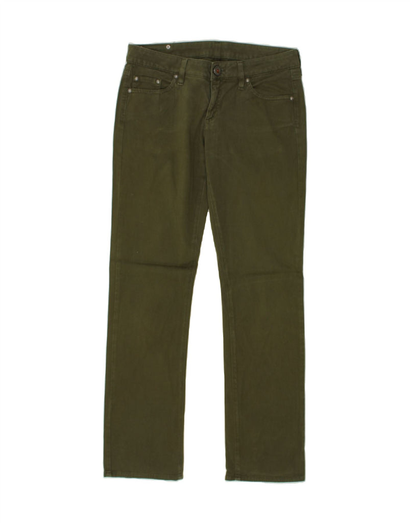 MARLBORO CLASSICS Womens Straight Jeans W31 L32 Green Cotton Vintage Marlboro Classics and Second-Hand Marlboro Classics from Messina Hembry 