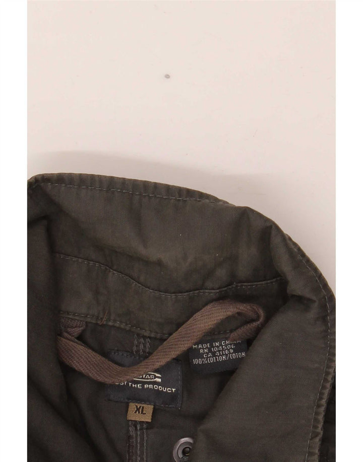 G-Star Mens Utility Jacket UK 42 XL Khaki Cotton
