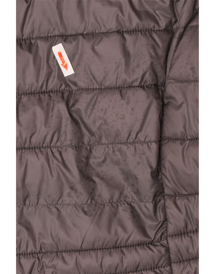 Champion Womens Padded Jacket IT 44 Medium Grey