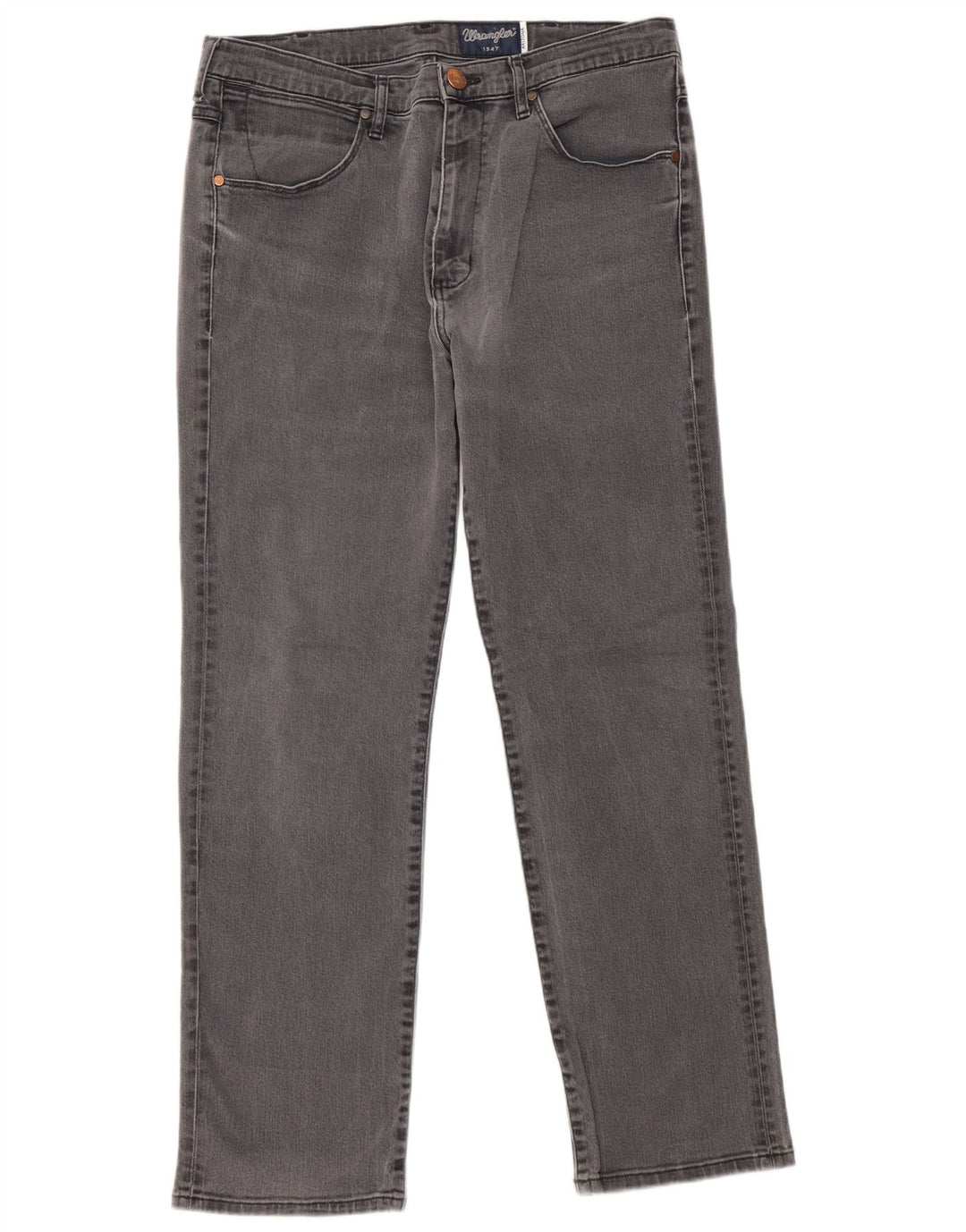 Wrangler Mens Arizona Straight Jeans W34 L30 Grey