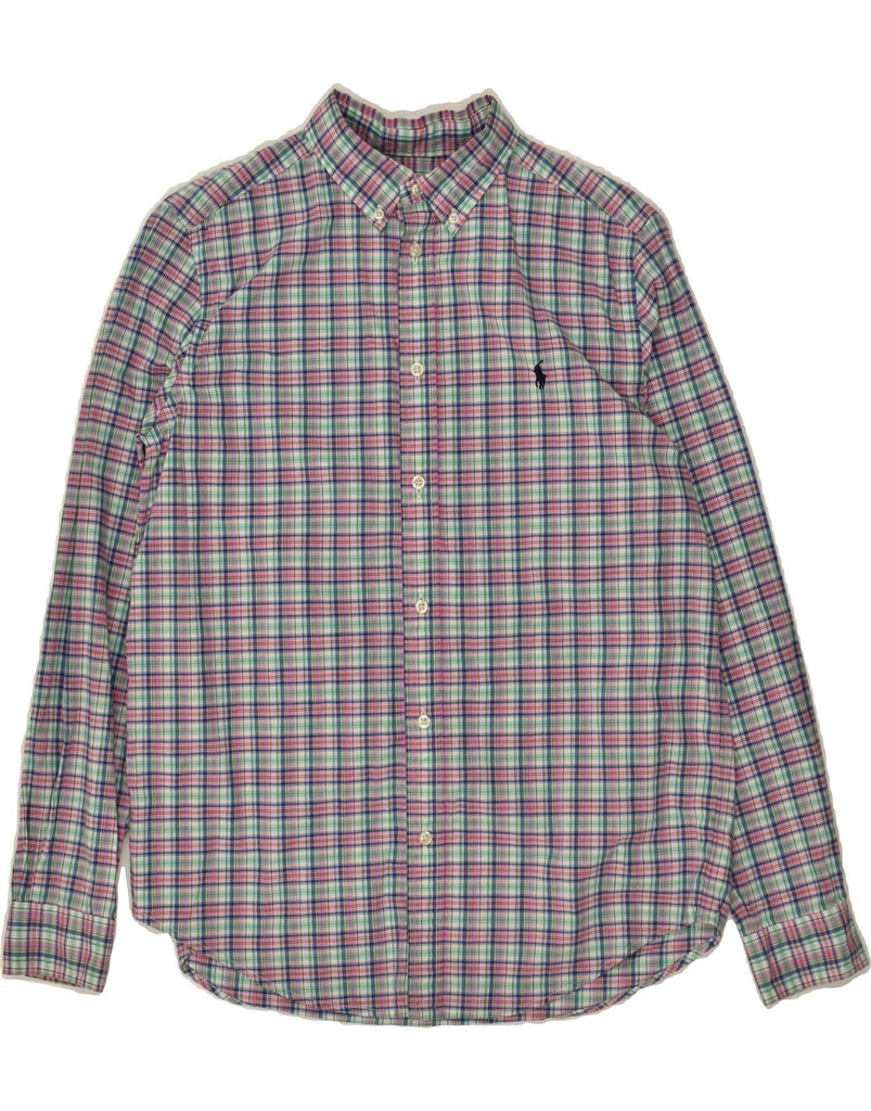 RALPH LAUREN Boys Shirt 15-16 Years XL Multicoloured Check Cotton | Vintage Ralph Lauren | Thrift | Second-Hand Ralph Lauren | Used Clothing | Messina Hembry 