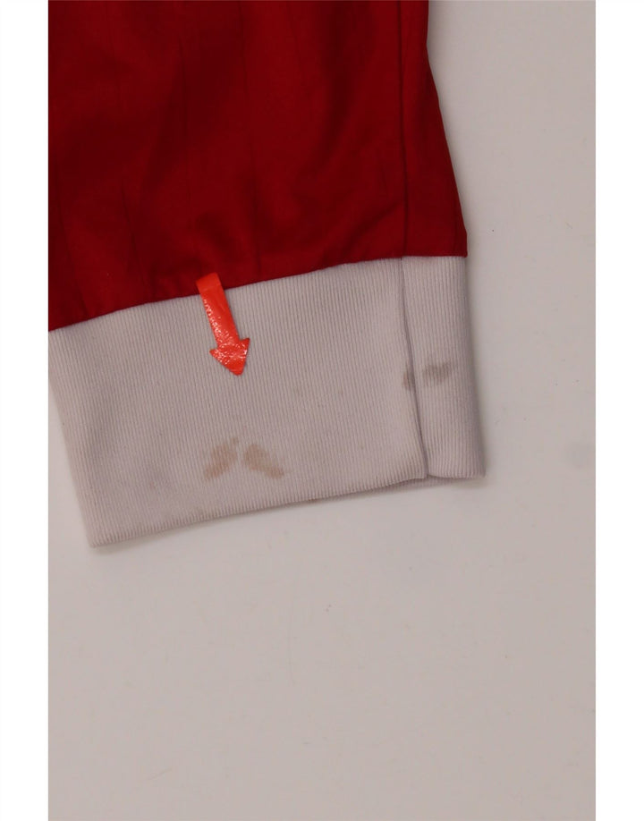 Adidas Mens Climalite Top Long Sleeve 2XL Red Polyester