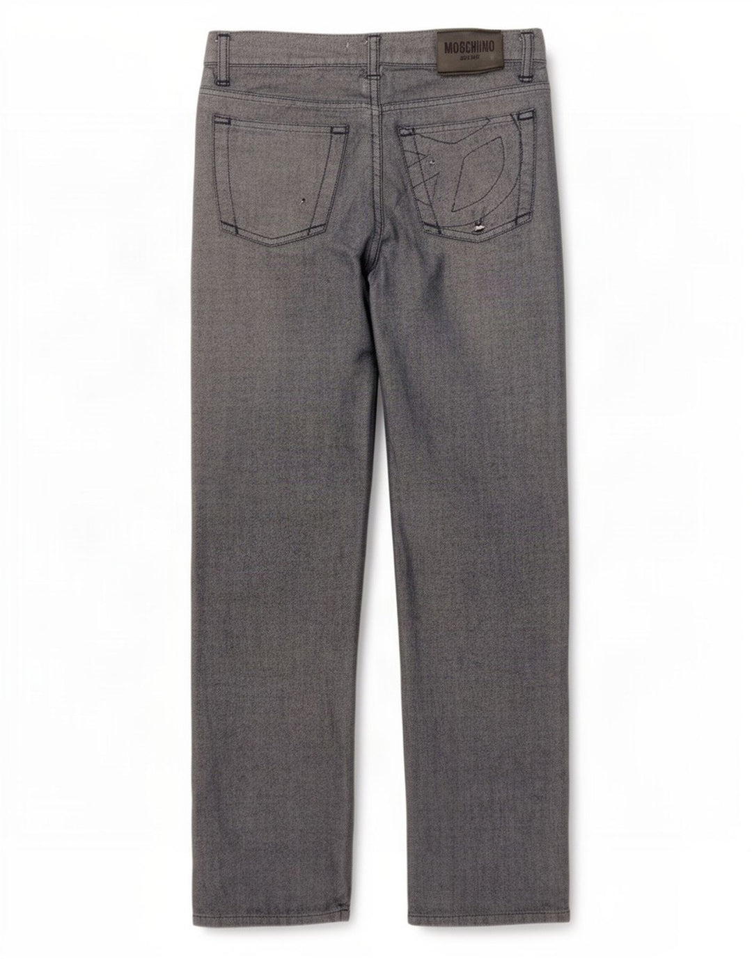 Moschino Womens Straight Jeans W30 L30 Grey